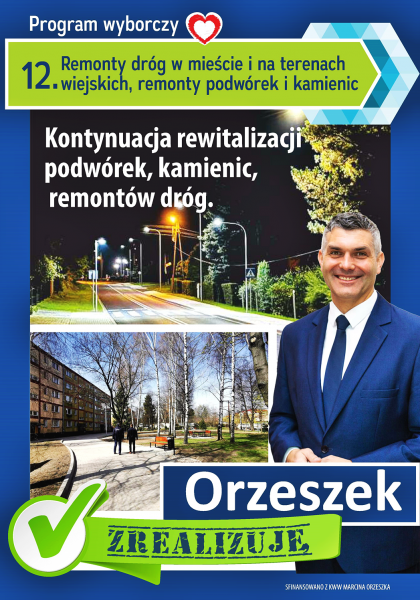 Program wyborczy KWW Marcina Orzeszka