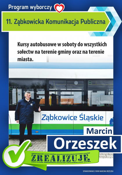 Program wyborczy KWW Marcina Orzeszka