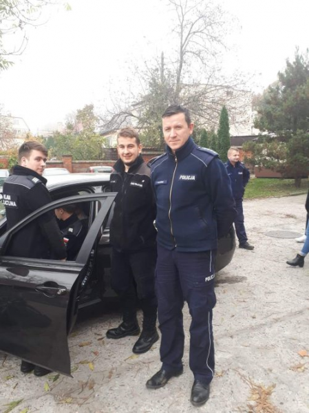 Policjanci z grupy „Speed” spotkali się z uczniami klas prawno-policyjnych