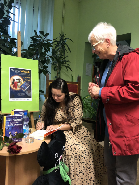 Spotkanie autorskie z Sylwią Winnik w ząbkowickiej bibliotece