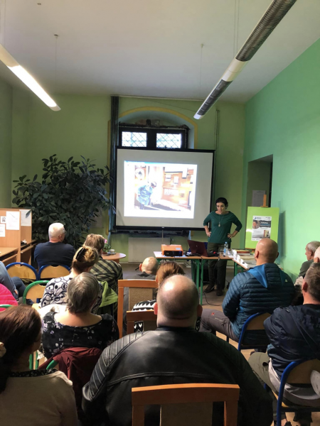 Joanna Lamparska w ząbkowickiej bibliotece