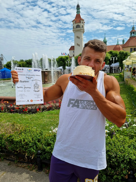 Bartek Józwiszyn na XVI Zawodach w Kulturystyce i Fitness