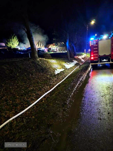 Pożar stodoły w Stolcu