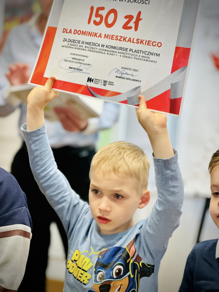 Konkurs plastyczny z okazji rocznicy uchwalenia Konstytucji 3 Maja rozstrzygnięty