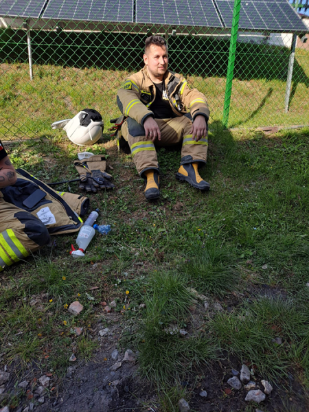 Pożar domu jednorodzinnego w Muszkowicach