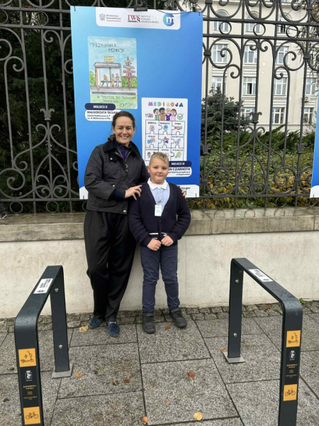 W gronie nagrodzonych znalazł się Julian Czarnota, uczeń klasy IIa, który zdobył III miejsce