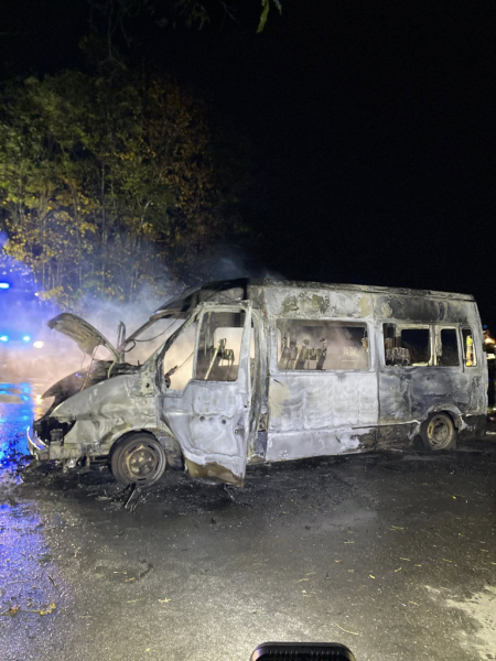 W Ziębicach spłonął ford transit