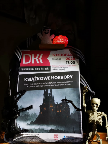 Wieczór z literaturą grozy w bibliotece