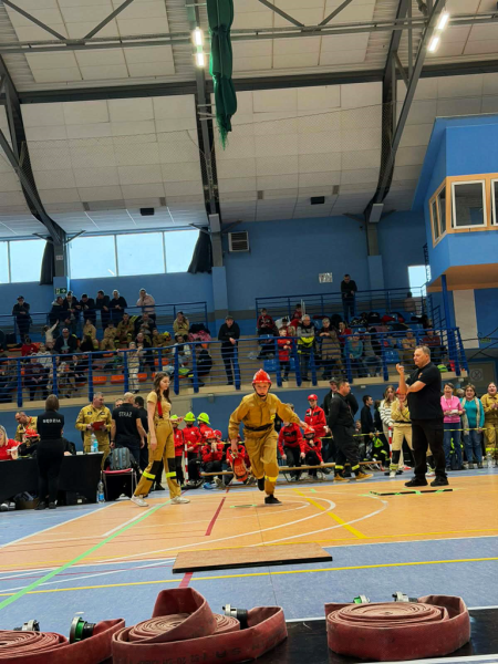 Pierwsze Halowe Zawody Młodzieżowych Drużyn Pożarniczych