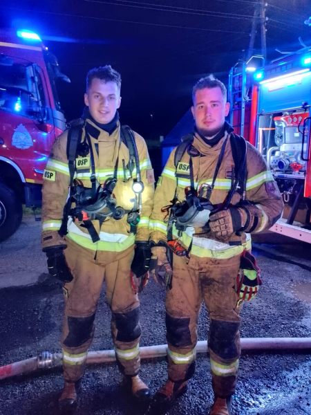 Pożar w Rososznicy. Spłonął budynek gospodarczy