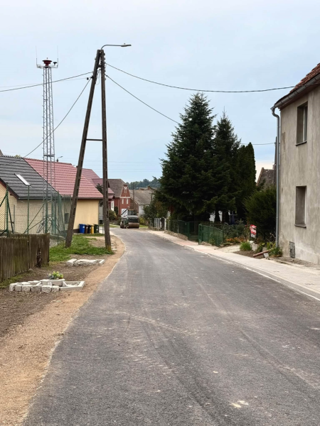 Nowa droga w Krzelkowie po modernizacji