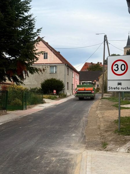 Nowa droga w Krzelkowie po modernizacji