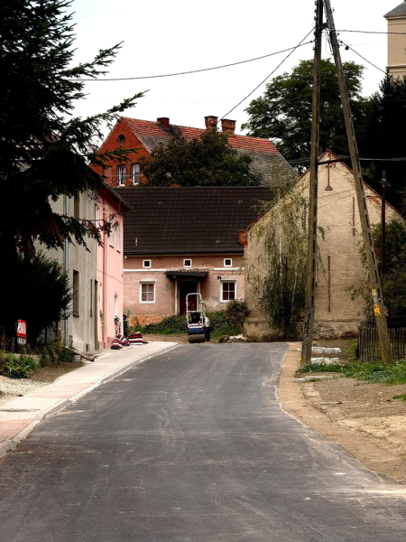 Nowa droga w Krzelkowie po modernizacji