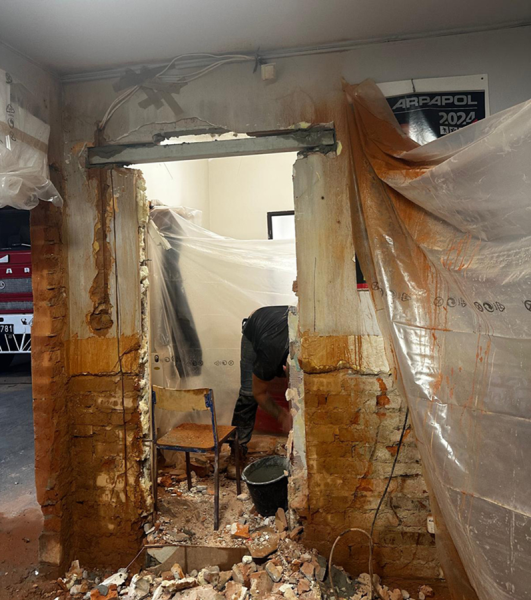 Remiza OSP Kamieniec Ząbkowicki I znów w pełni gotowa do działania po powodzi