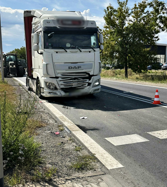 Zderzenie pojazdów na ósemce w Ząbkowicach Śląskich