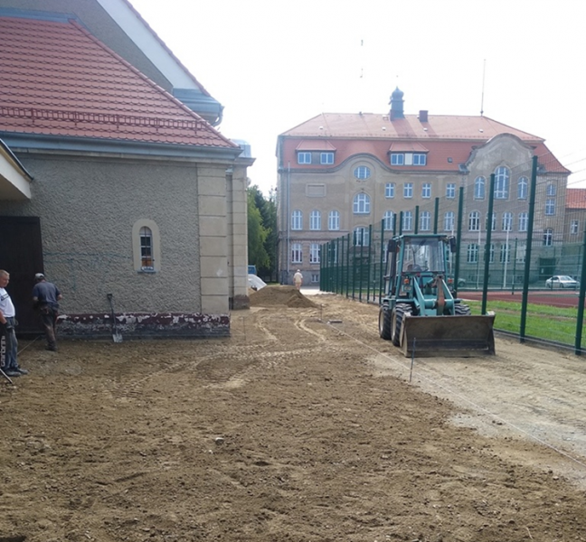Trwają prace remontowe w Zespole Szkół Zawodowych w Ząbkowicach Śląskich