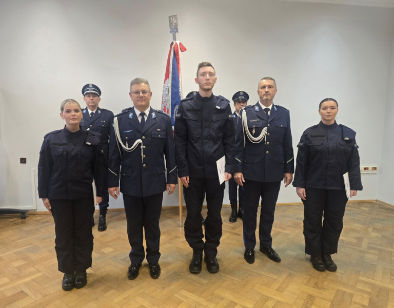 Trzech nowych policjantów złożyło ślubowanie