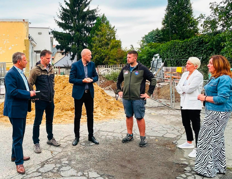 Trwa modernizacja sali gimnastycznej SP nr 4 w Ziębicach