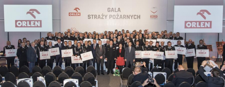 Gala Straży Pożarnych w Warszawie z udziałem strażaków-ochotników z Barda