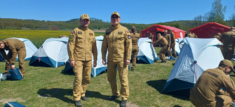 Ćwiczenia specjalistyczne strażaków w Ciepłowodach