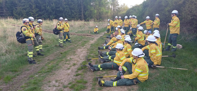 Ćwiczenia specjalistyczne strażaków w Ciepłowodach