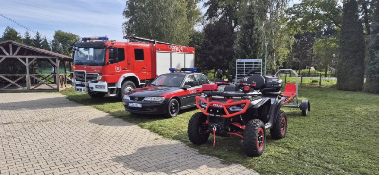 Strażacy-ochotnicy z Kamieńca Ząbkowickiego II mają nowego quada