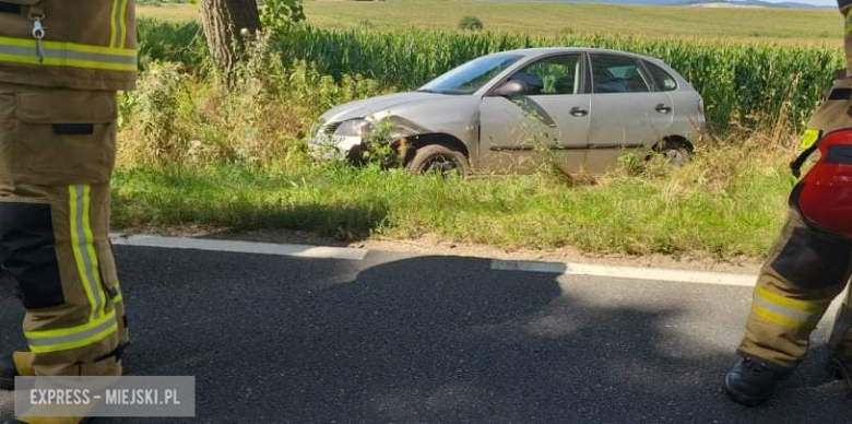 Seat w rowie przed Kamieńcem Ząbkowickim. Jedna osoba w szpitalu