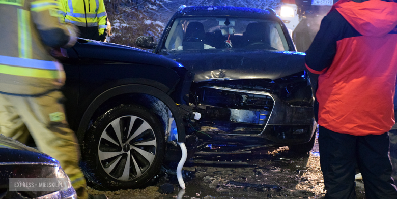 Zderzenie BYD oraz audi w Kamieńcu Ząbkowickim [foto]
