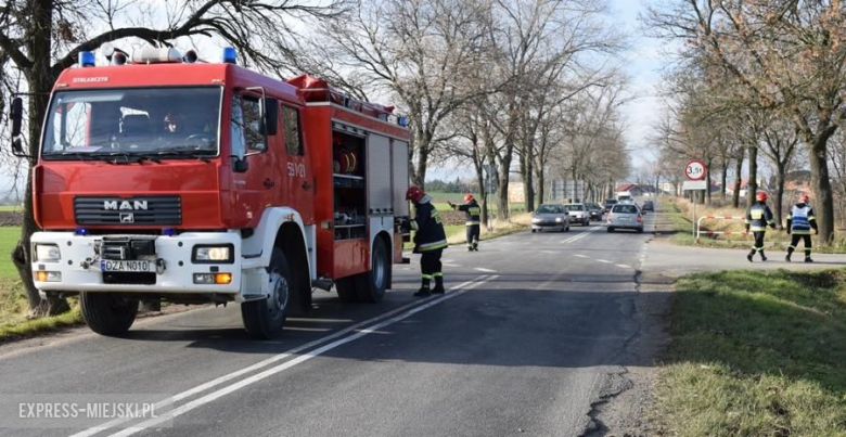 Kolizja na skrzyżowaniu ul. Cukrowniczej z ul. Ziębicką