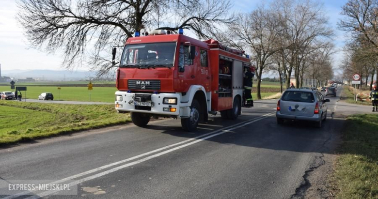 Kolizja na skrzyżowaniu ul. Cukrowniczej z ul. Ziębicką