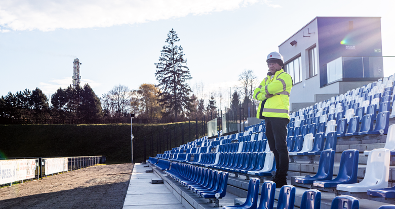 Zakończył sie kolejny etap modernizacji stadionu miejskiego w Ząbkowicach Śląskich