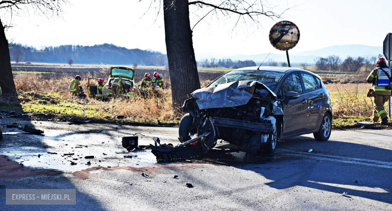 Zderzenie forda i seata w Strąkowej
