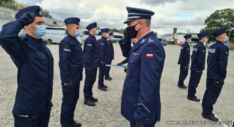 	Ponad stu nowo przyjętych policjantów w garnizonie dolnośląskim