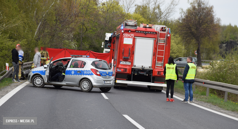 Śmiertelny wypadek z udziałem motocyklisty w Szklarach