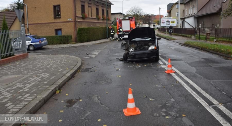 Zderzenie na skrzyżowaniu ul. Polnej i Wałowej w Ziębicach