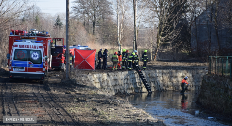 W potoku Jadkowa w Olbrachcicach Wielkich znaleziono ciało mężczyzny