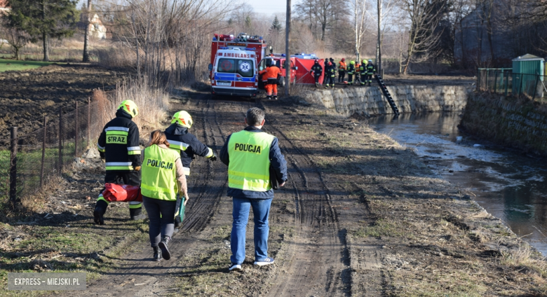 W potoku Jadkowa w Olbrachcicach Wielkich znaleziono ciało mężczyzny