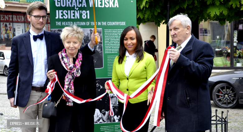 Uroczyste otwarcie wystawy plenerowej „Tu rodziła się »Solidarność« Rolników"