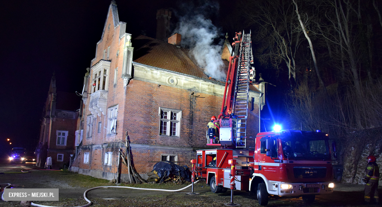 Pożar „Domu Rządcy” w Kamieńcu Ząbkowickim