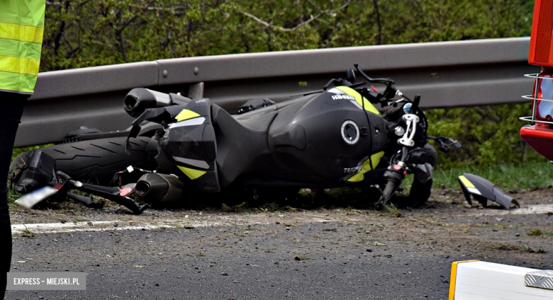 Śmiertelny wypadek z udziałem motocyklisty w Szklarach