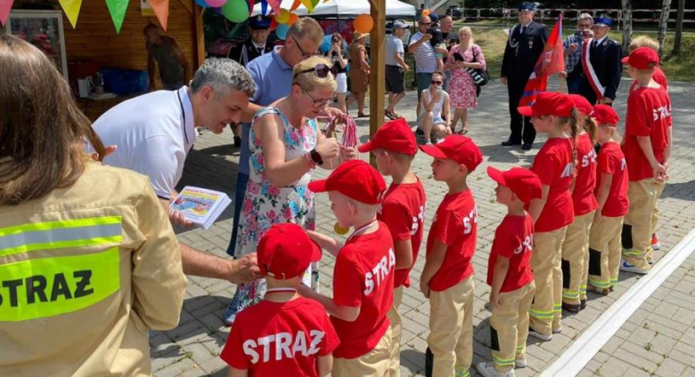 	Piknik rodzinny połączony ze ślubowaniem młodych druhów w Dzbanowie