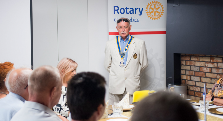 2 lipca odbyła się uroczystość przekazania władzy w ziębickim kole Rotary Club Ziębice