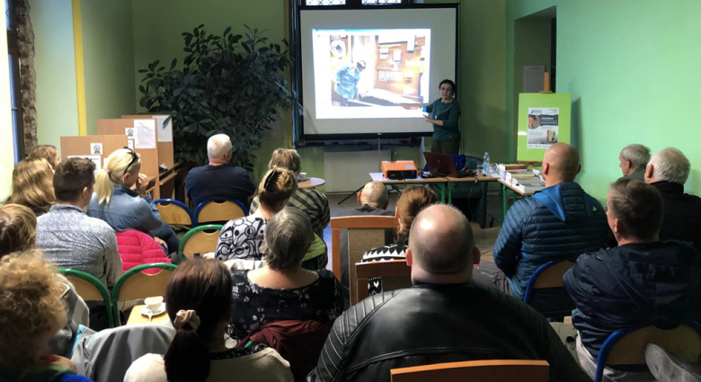 Joanna Lamparska w ząbkowickiej bibliotece