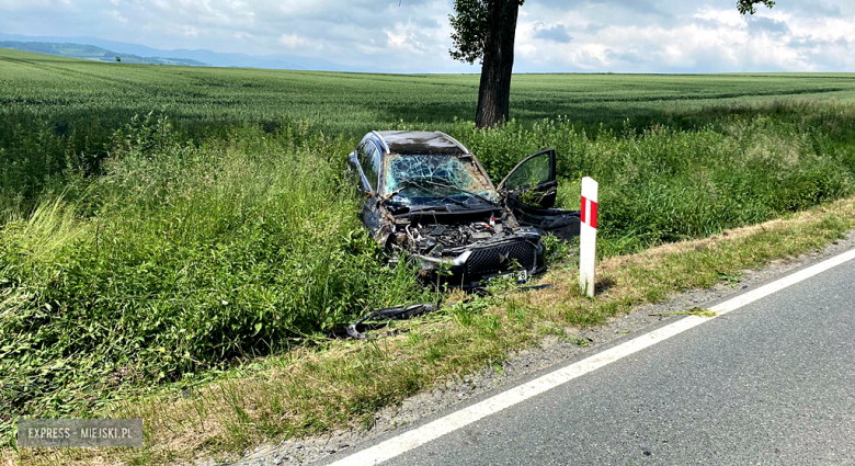 Zderzenie dwóch pojazdów między Kluczową a Ząbkowicami Śląskimi 