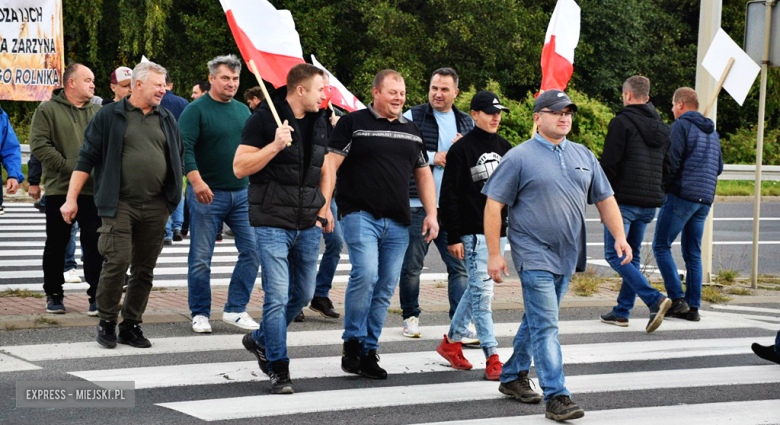 Protest rolników na krajowej ósemce