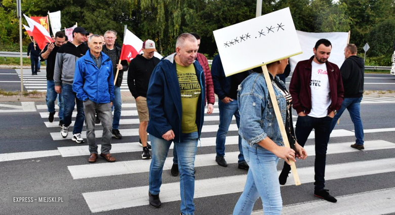 Protest rolników na krajowej ósemce