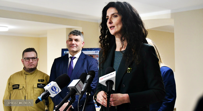 Konferencja prasowa w Olbrachcicach Wielkich