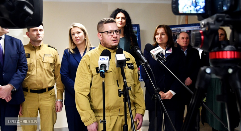 Konferencja prasowa w Olbrachcicach Wielkich