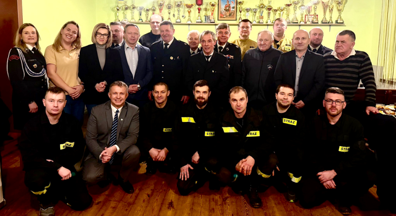 Spotkanie sprawozdawczo-wyborcze w OSP Głęboka. Wybrano nowe władze jednostki