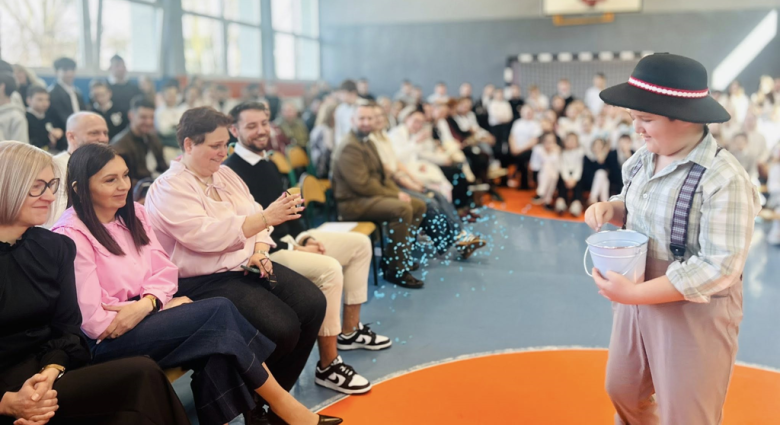 Apel wielkanocny w Szkole Podstawowej w Henrykowie